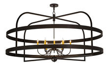 2nd Avenue Designs Blue 173570 - 68"W Aldari 12 LT Chandelier