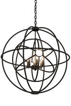 2nd Avenue Designs Blue 174579 - 30"W Atom Enerjisi 6 LT Chandelier