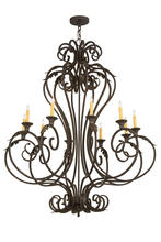 2nd Avenue Designs Blue 176434 - 48" Wide Josephine 10 Light Chandelier