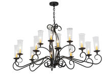 2nd Avenue Designs Blue 177354 - 60"L Wallis 14 LT Oblong Chandelier