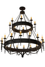 2nd Avenue Designs Blue 182268 - 72" Wide Marta 24 Light Two Tier Chandelier