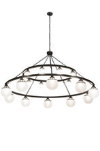 2nd Avenue Designs Blue 182292 - 96"W Bola Tavern 20 LT Two Tier Chandelier