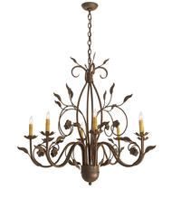 2nd Avenue Designs Blue 195821 - 36" Wide Bordeaux 8 LT Chandelier