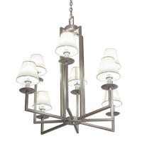 2nd Avenue Designs Blue 197107 - 43" Wide Porte Tournante 8 Light Chandelier