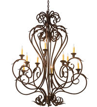 2nd Avenue Designs Blue 201575 - 48" Wide Josephine 10 Light Chandelier