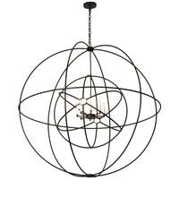 2nd Avenue Designs Blue 202102 - 60" Wide Atom Enerjisi 8 Light Chandelier