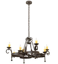 2nd Avenue Designs Blue 204195 - 42" Wide Andorra 8 Light Chandelier