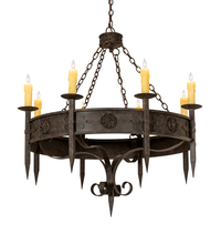 2nd Avenue Designs Blue 218662 - 42" Wide Calandra 8 Light Chandelier