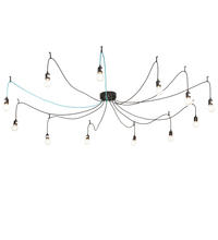 2nd Avenue Designs Blue 218833 - 120" Wide Castiliolite 12 Light Pendant