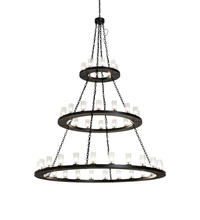 2nd Avenue Designs Blue 221385 - 72" Wide Loxley 48 Light Three Tier Chandelier