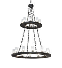 2nd Avenue Designs Blue 221404 - 42" Wide Loxley 20 Light Two Tier Chandelier