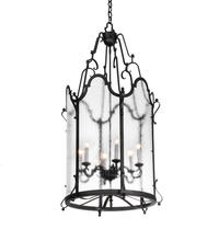 2nd Avenue Designs Blue 221434 - 24" Wide Dubrek 6 Light Foyer Lantern