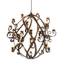 2nd Avenue Designs Blue 221488 - 100" Wide Caliope 32 Light Chandelier