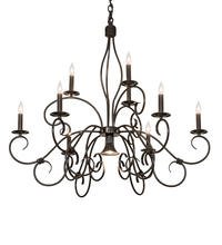 2nd Avenue Designs Blue 224136 - 40" Wide Grace 10 Light Two Tier Chandelier