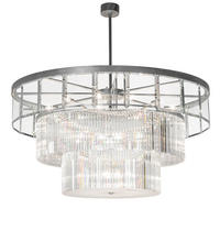 2nd Avenue Designs Blue 226528 - 72" Wide Beckam Chandelier