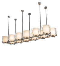 2nd Avenue Designs Blue 226532 - 150" Long Crawford 12 Light Oblong Pendant