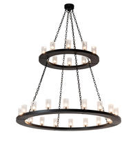 2nd Avenue Designs Blue 229405 - 60" Wide Loxley 28 Light Two Tier Chandelier