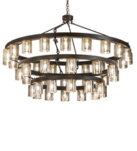 2nd Avenue Designs Blue 231475 - 70" Wide Loxley Horizon Ring 44 Light Three Tier Chandelier..