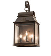 2nd Avenue Designs Blue 233843 - 10" Wide Bastille Lantern Wall Sconce