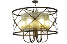 2nd Avenue Designs Blue 249906 - 48" Wide Penelope 6 Light Pendant