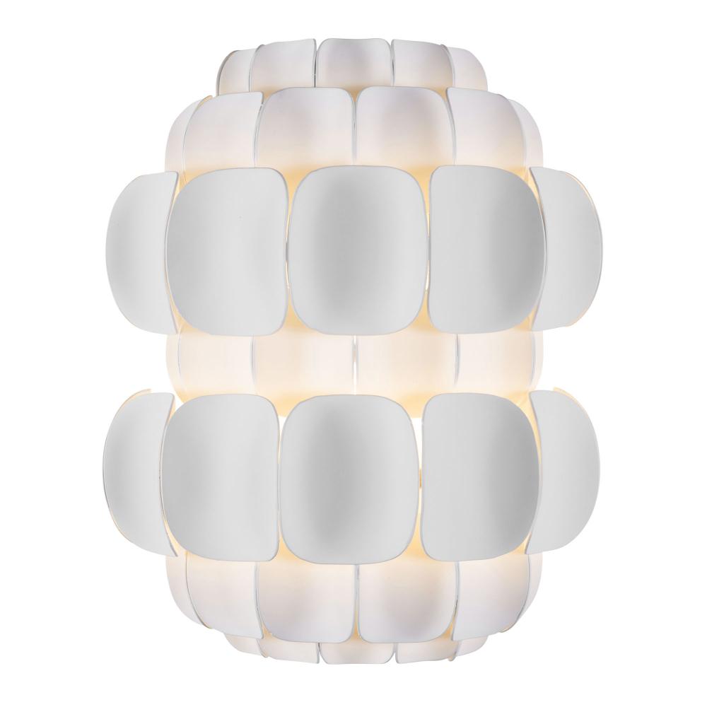 Swoon 1-Lt Sconce - Matte White