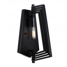 Varaluz 262W01BL - Gymnast 1-Lt Sconce - Black