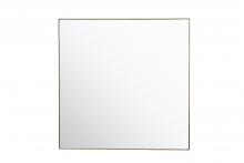 Varaluz 407A06GO - Kye 40x40 Rounded Square Wall Mirror - Gold