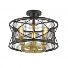 Varaluz 612600 - Harlequin 3-Lt Ceiling Light