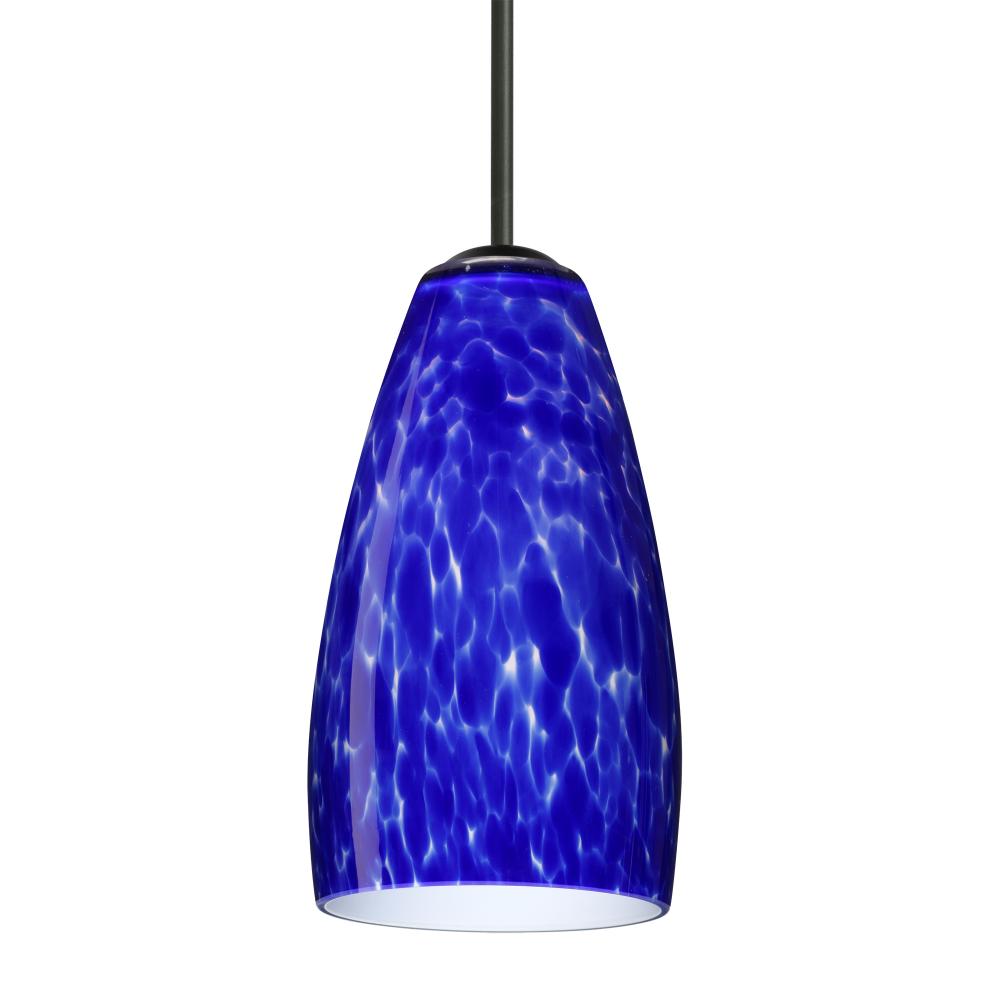 Besa Chrissy Pendant Black Blue Cloud 1x50W MAX E26 Base