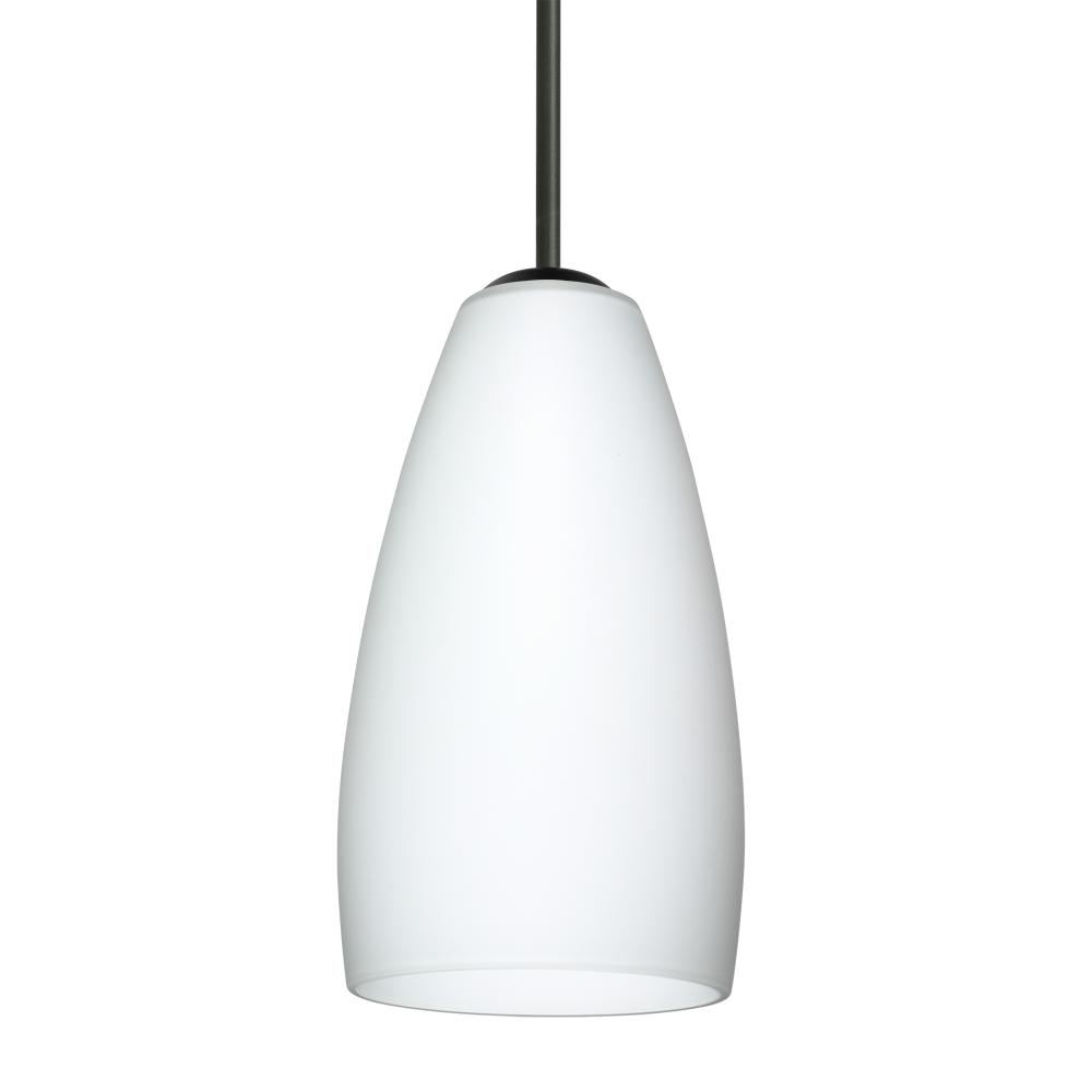 Besa Chrissy Pendant Black Opal Matte 1x50W MAX E12 Base