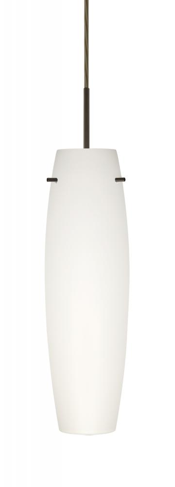 Besa Tu Tu Pendant Bronze Opal Matte 1x40W Halogen