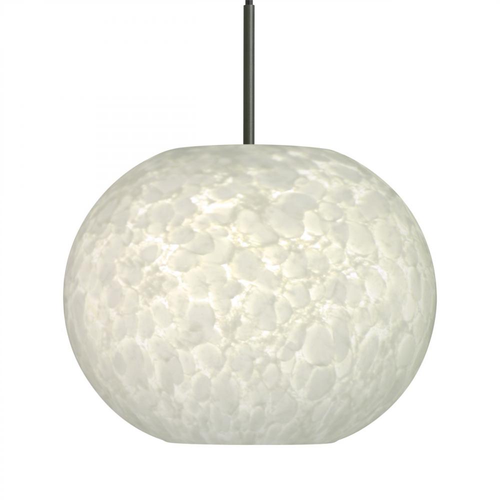 Besa Luna LED Pendant Carrera Black 1x9W LED