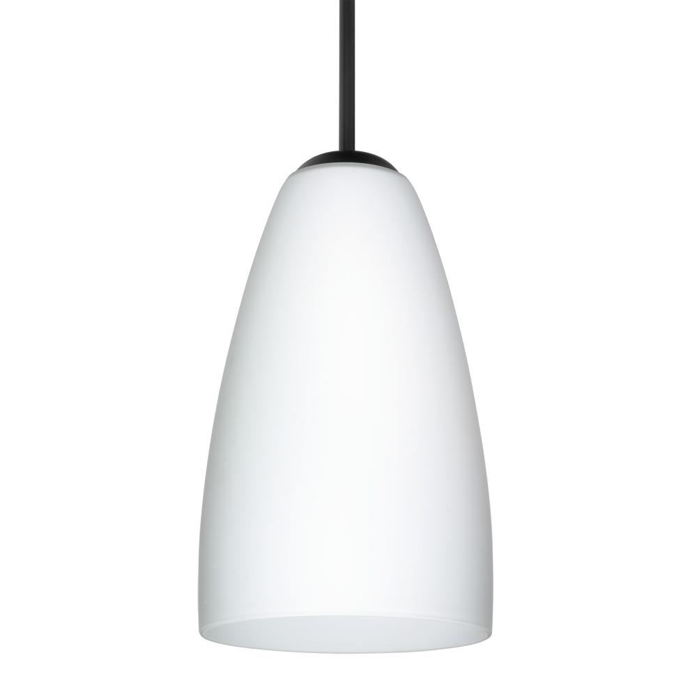 Besa Riva 9 Pendant Black Opal Matte 1x75W MAX E26 Base