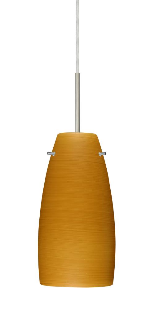 Besa Tao 10 Pendant Satin Nickel Oak 1x100W Medium Base, 15Ft. Cord