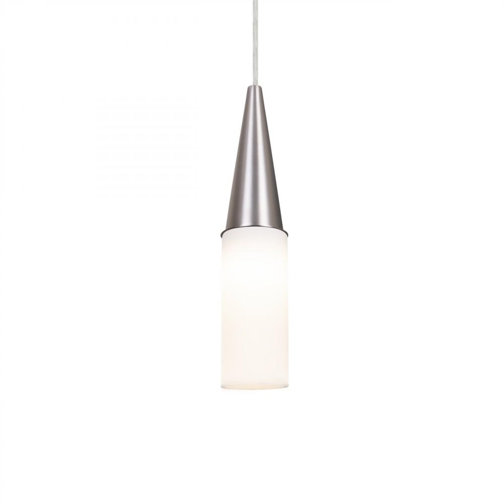 Besa Metro 12 Pendant, Opal Matte, Black Finish, 1x60W MAX E26 Base