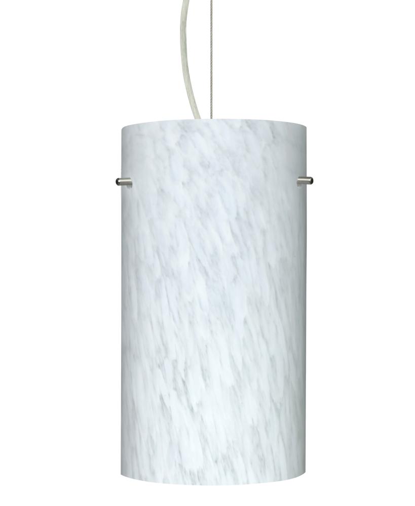 Besa Cable Pendant Stilo 12 Satin Nickel Carrera 1x11W LED