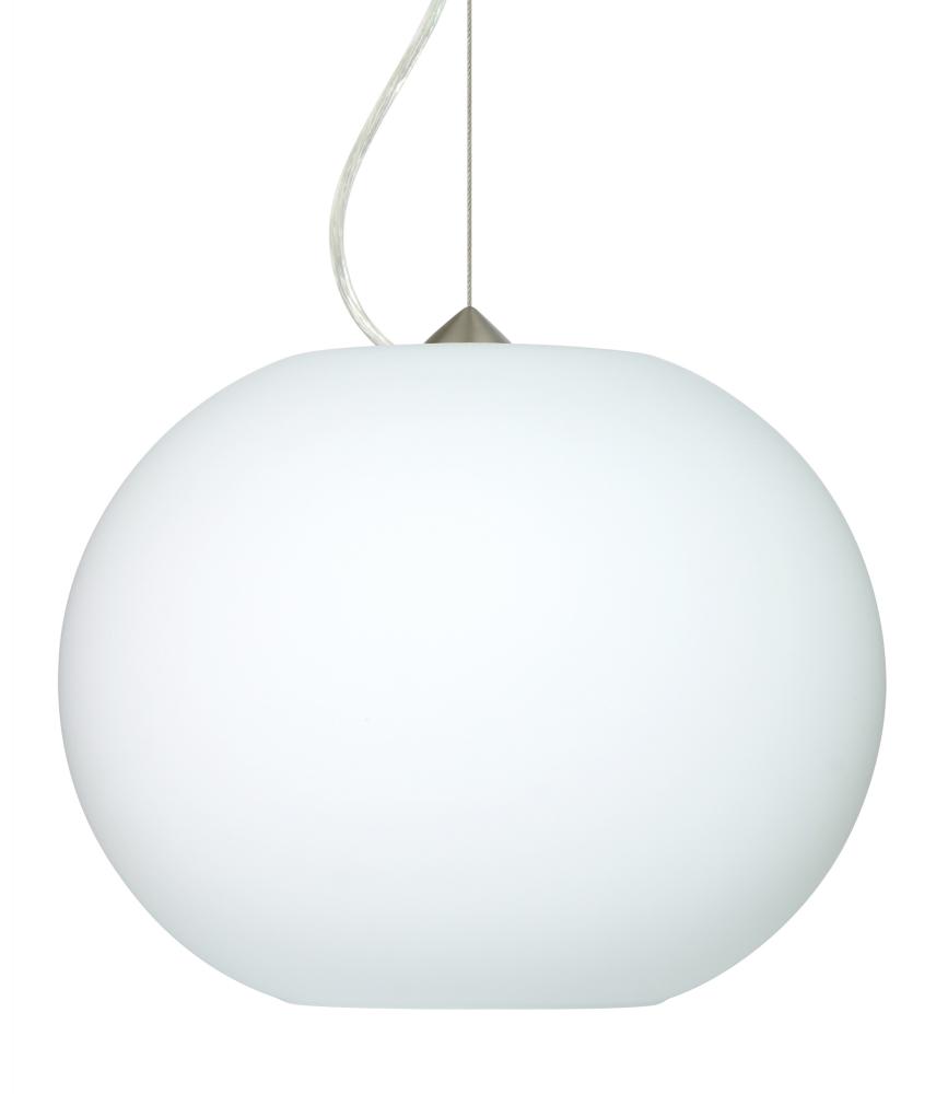 Besa Pendant Jordo Satin Nickel Opal Matte 1x150W Medium Base