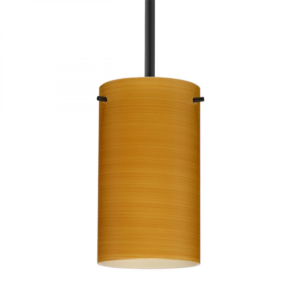 Besa Stem Stilo 7 Pendant Black Oak 1x9W LED