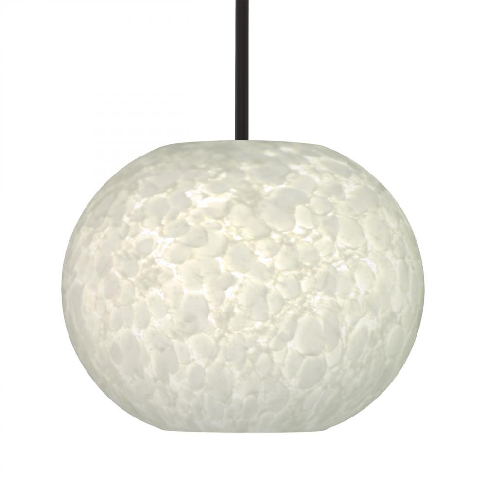 Besa Luna LED Pendant Carrera Black 1x9W LED