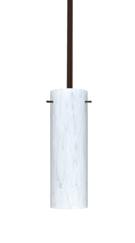 Besa Stem Copa Pendant Bronze Carrera 1x50W Candelabra