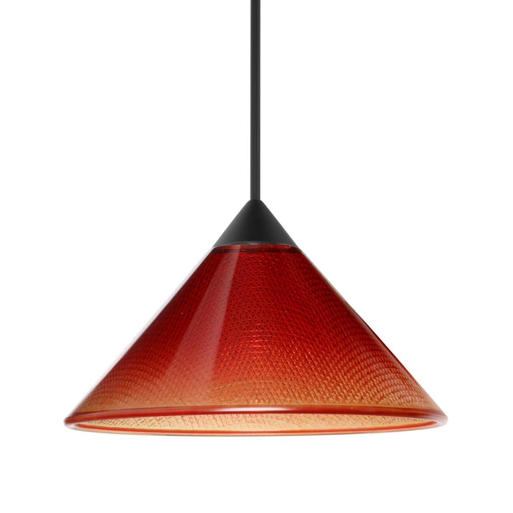 Besa Pendant Kona, Black Finish, Sunset 1x50W MAX GY6.35 Base