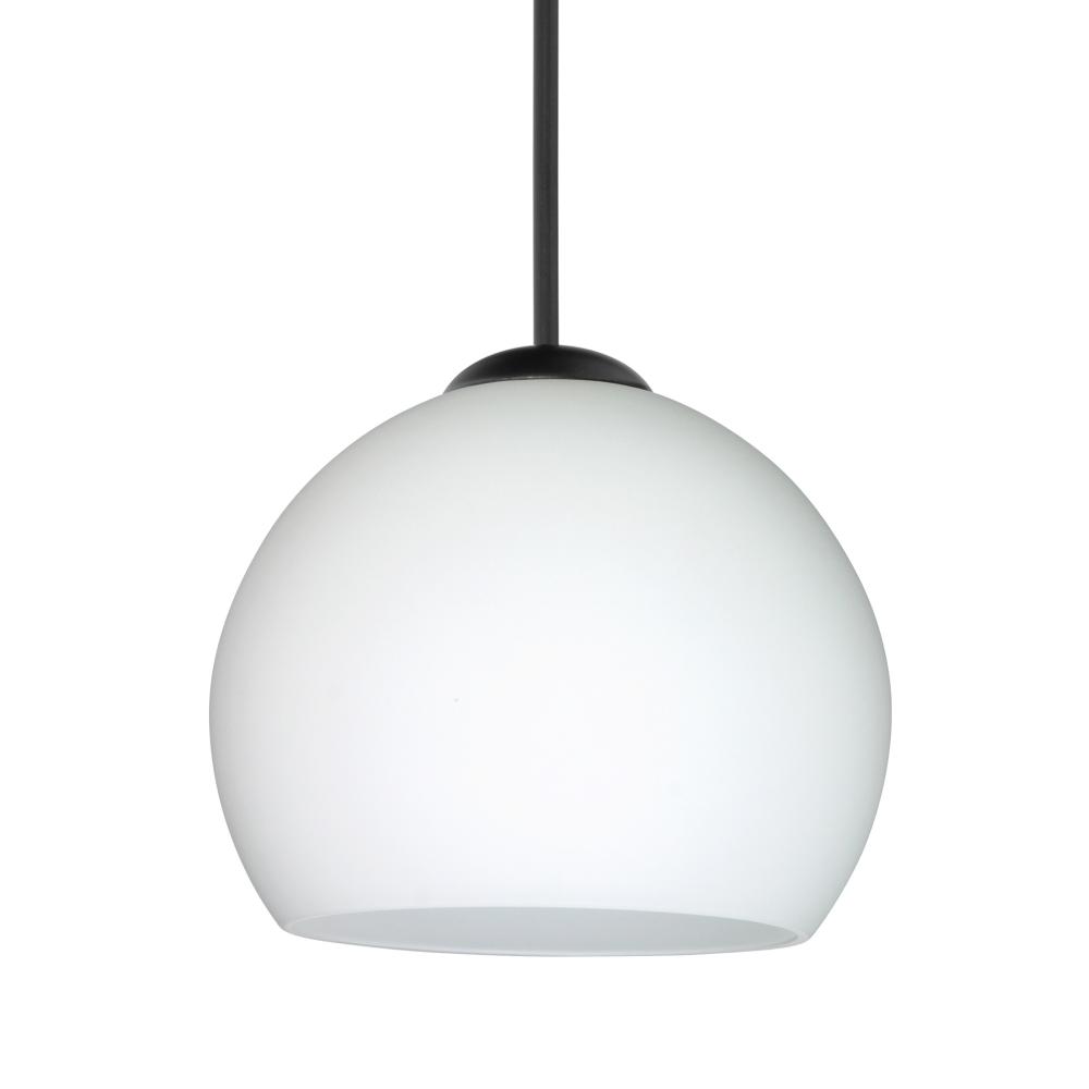 Besa Pendant Palla 5, Black Finish, Opal Matte 1x50W MAX GY6.35 Base