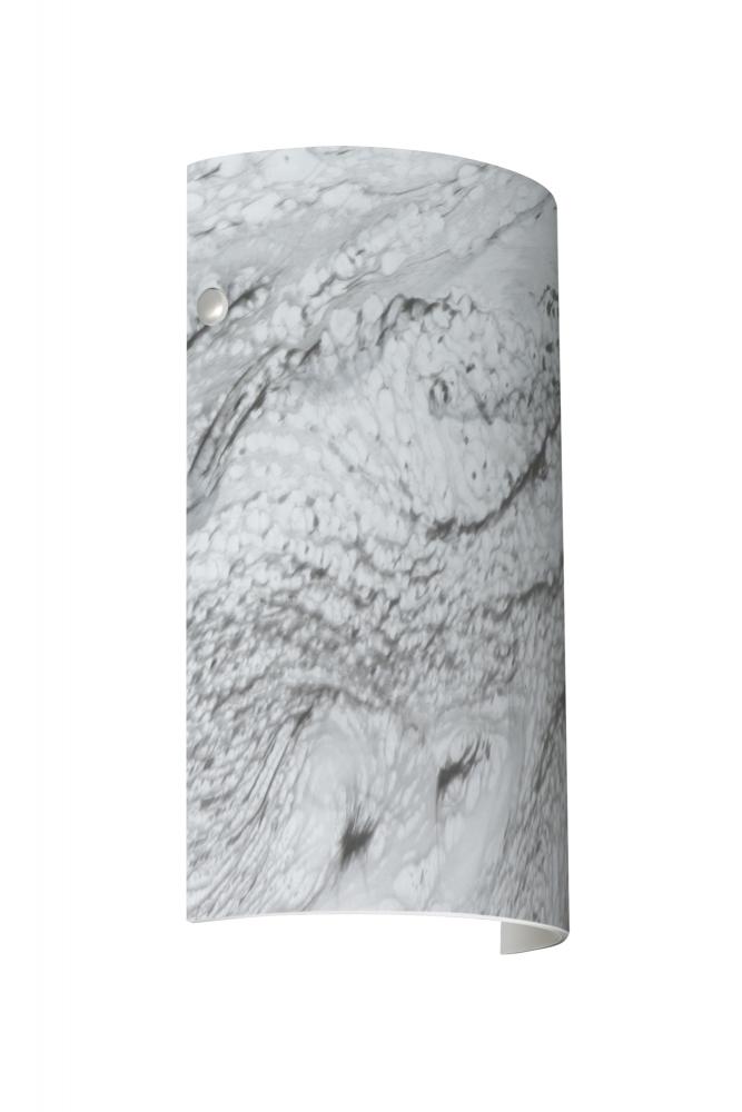 Besa Tamburo LED Wall Marble Grigio White 1x8W LED