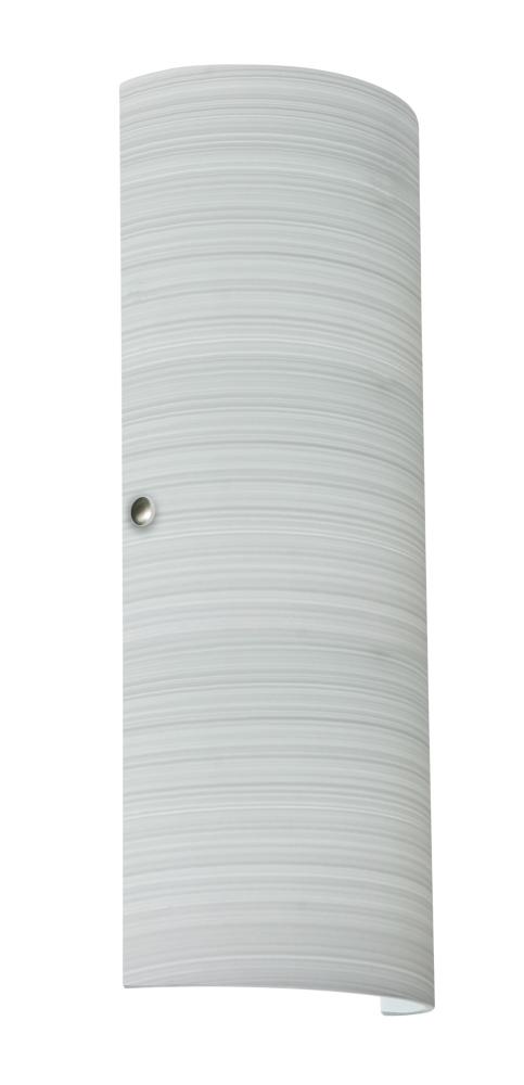 Besa Wall Torre 18 Polished Nickel Chalk 2x75W Medium Base