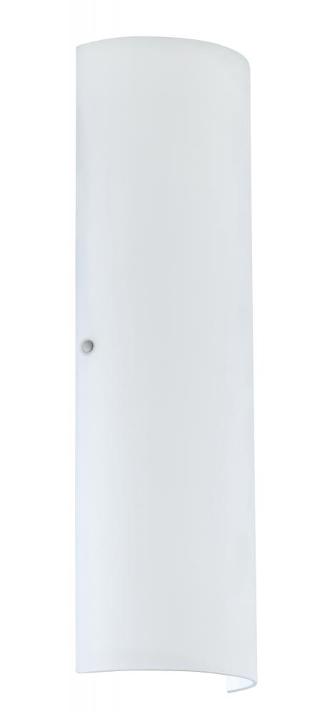 Besa Torre 22 LED Wall White Matte Satin Nickel 2x11W LED