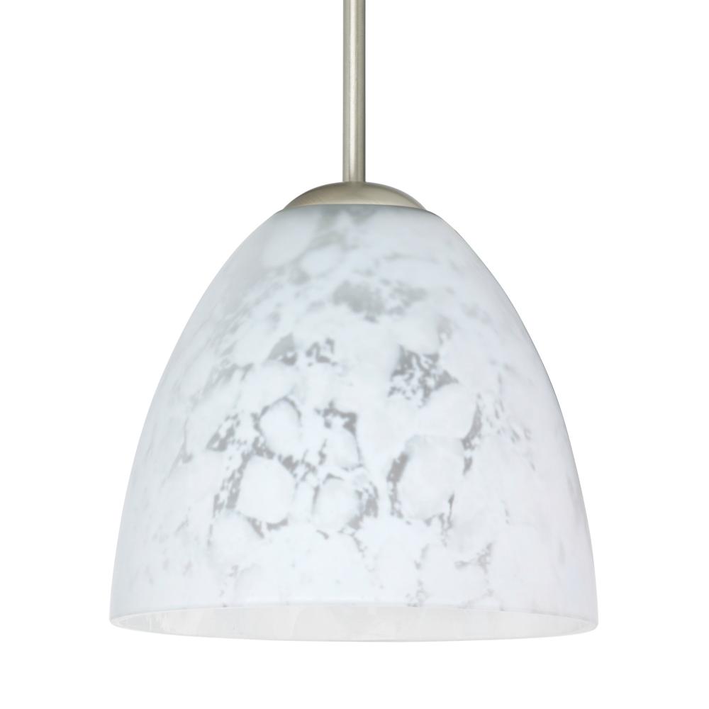 Besa Sasha Pendant For Multiport Canopy Satin Nickel Carrera 1x50W B10 Med