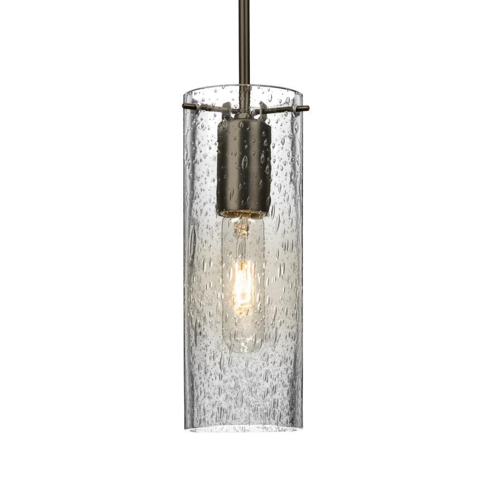 Besa, Juni 10 Pendant For Multiport Canopy, Clear Bubble, Bronze, 1x60W Medium Base,