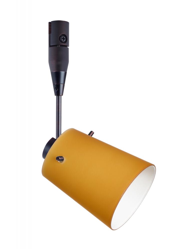 Besa Spotlight With 18&#34; Stem Tammi 3 Bronze Amber Matte 1x50W Halogen Mr16