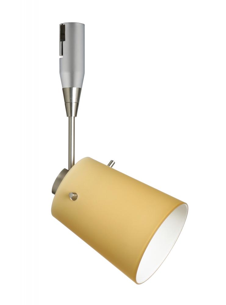 Besa Spotlight With 18&#34; Stem Tammi 3 Satin Nickel Vanilla Matte 1x50W Halogen Mr16