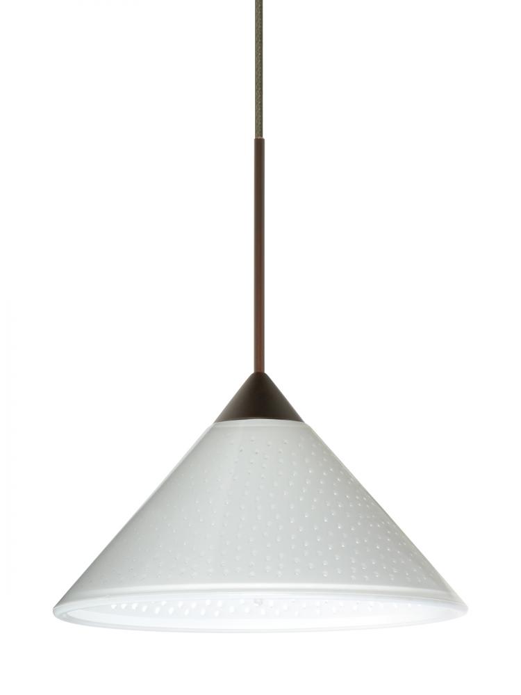 Besa Pendant Kona Bronze White Starpoint 1x5W LED, 15Ft. Cord